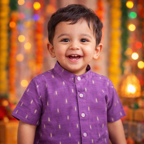 Ethnic Shirts - Purple