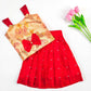 Ethnic Top & Skirts - Red
