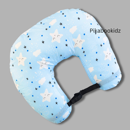 Feeding Pillow – Blue Stars