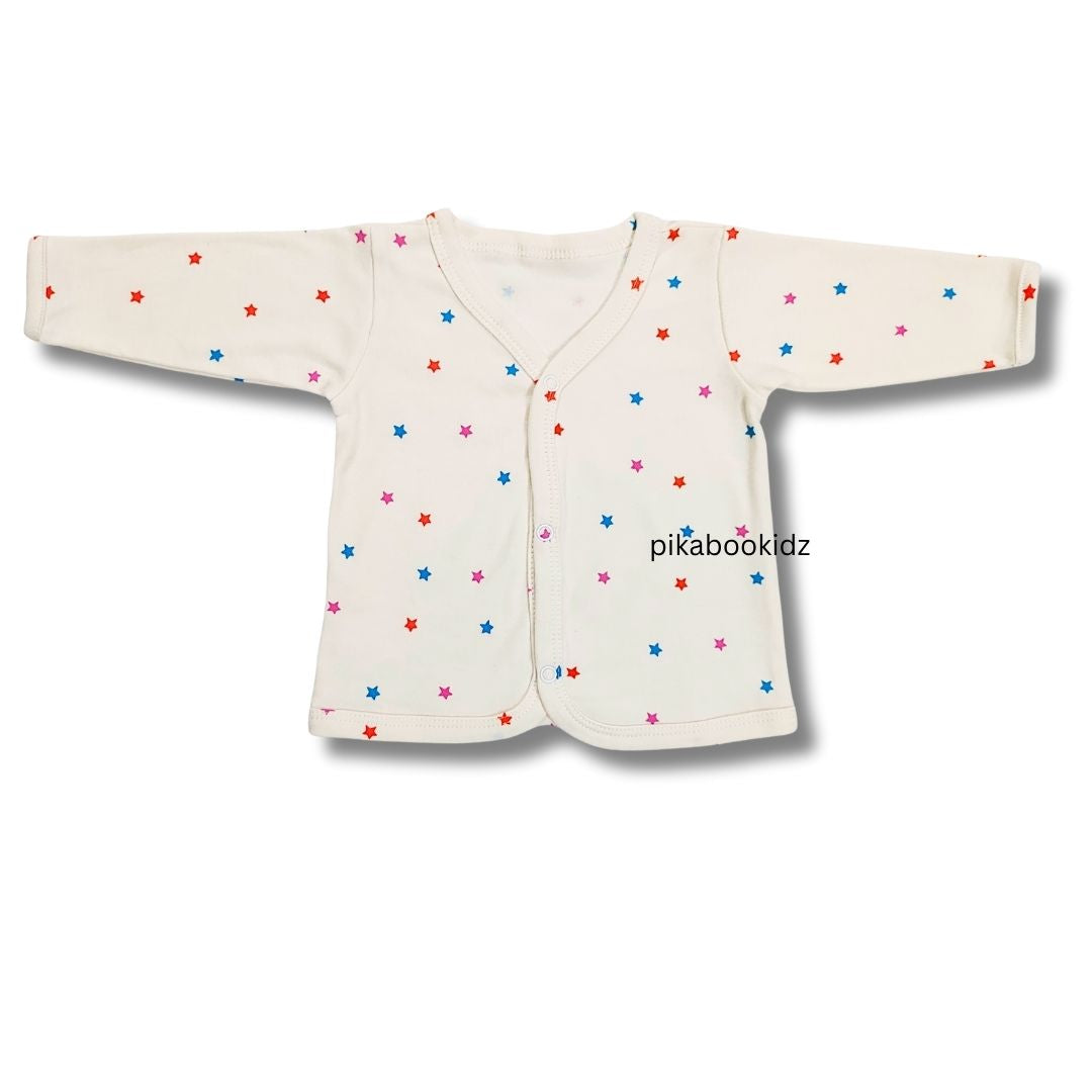 Organic cotton Full sleeve Jabla 0-3M - Stars Colorful
