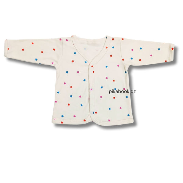 Organic cotton Full sleeve Jabla 0-3M - Stars Colorful