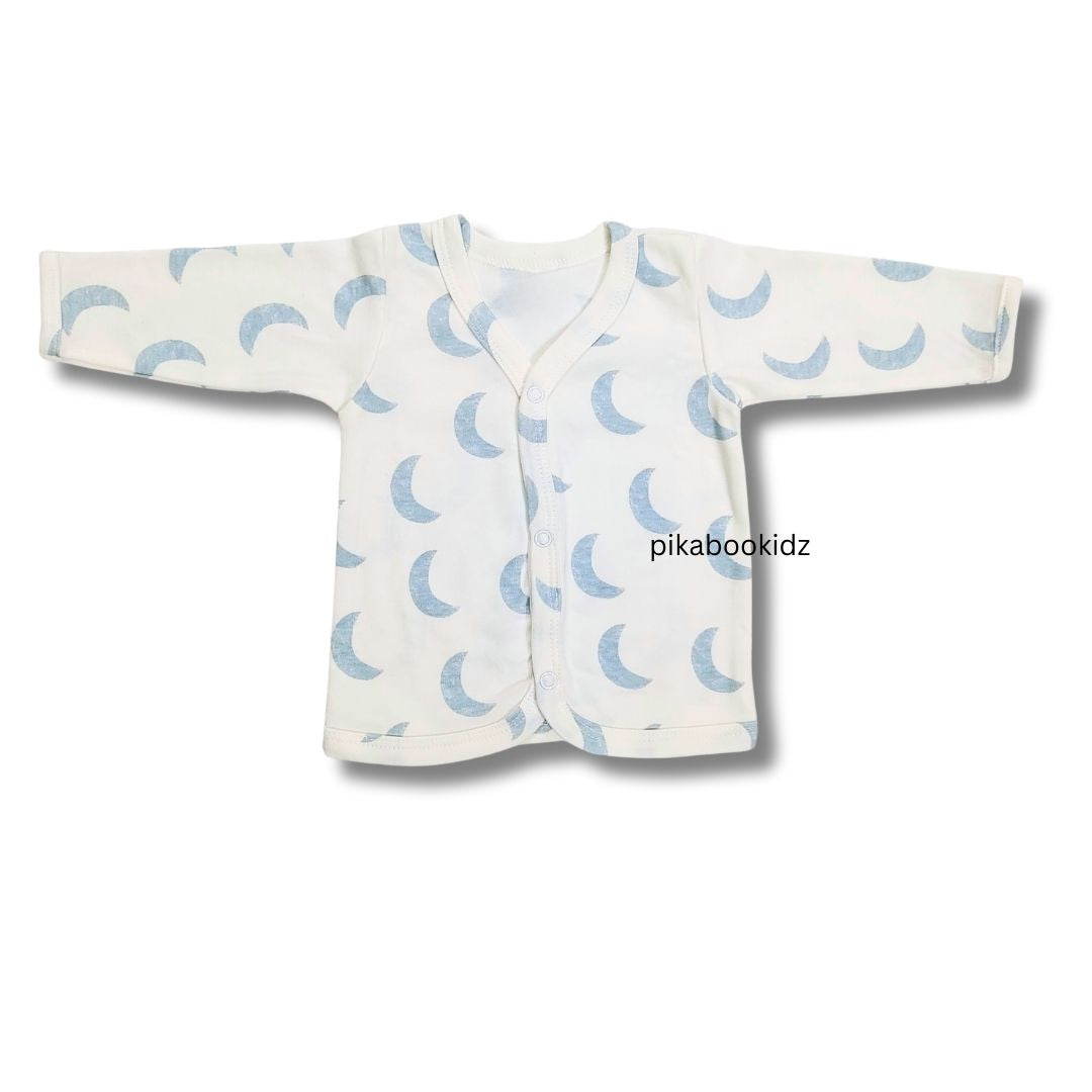 Organic cotton Full sleeve Jabla 0-3M - Moons