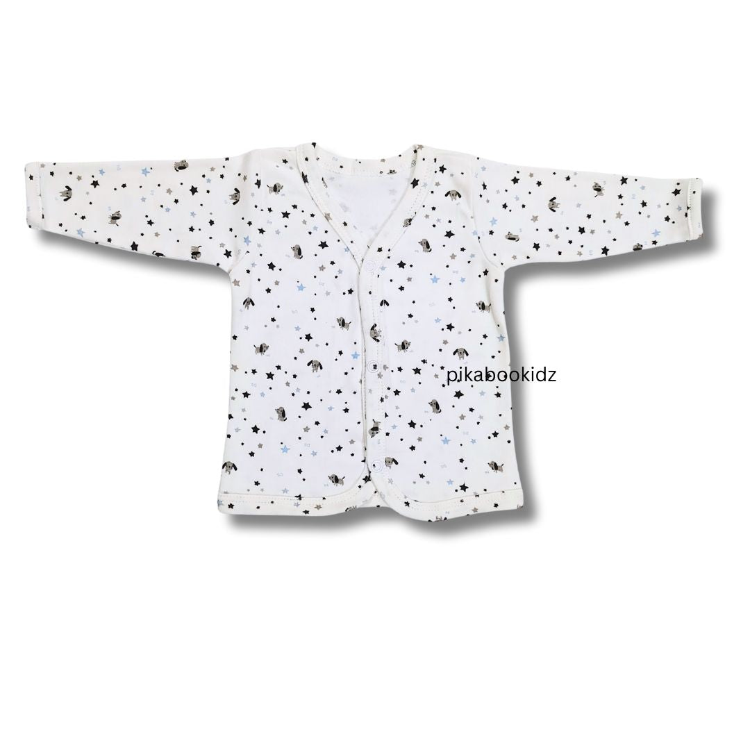 Organic cotton Full sleeve Jabla 0-3M - Dogs