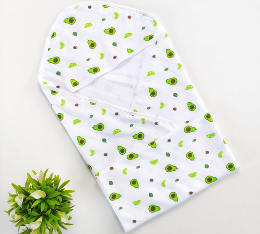 Muslin Hooded Towel – Avacado