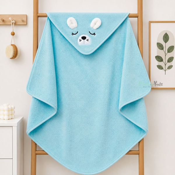 Microfiber Hooded Towel - Blue
