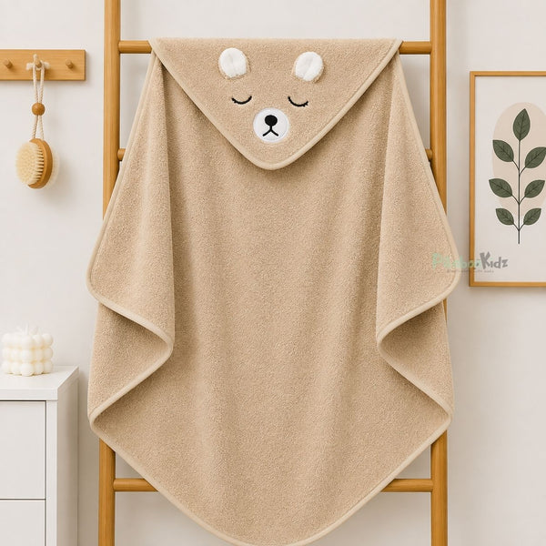 Microfiber Hooded Towel - Cream