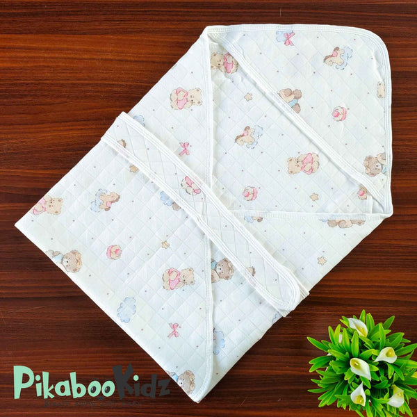Muslin Hooded Wrapper / Blanket – Teddy