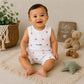 Muslin Jabla & Shorts Set - Dots