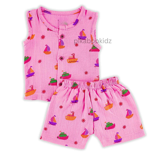 Muslin Jabla & Shorts Set 0-3 M – Ship