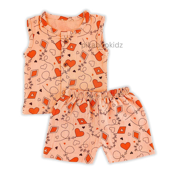 Muslin Jabla & Shorts Set 0-3 M –  Kites
