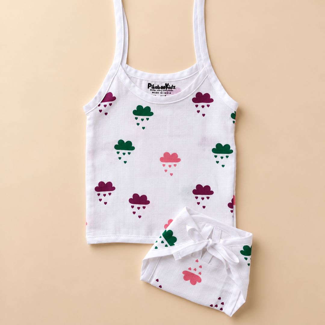 Muslin Knot Jabla & Nappy set Combo - NB to 3M