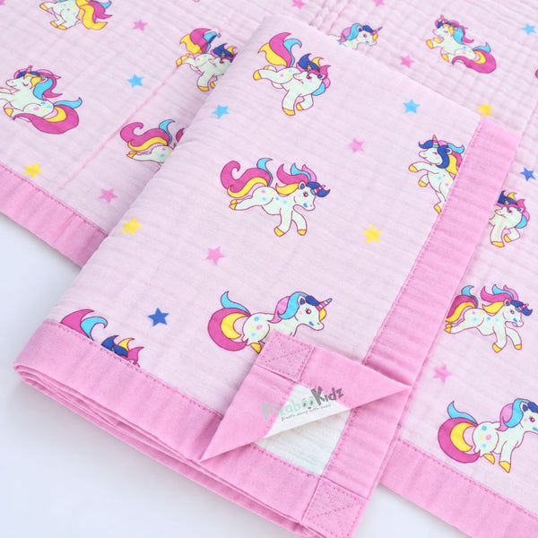 Muslin 6 layer Receiving Blanket Colour