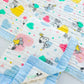 Muslin 6 layer Receiving Blanket - Scooby