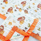 Muslin 6 layer Receiving Blanket - Bears