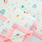 Muslin 6 layer Receiving Blanket - Tulip