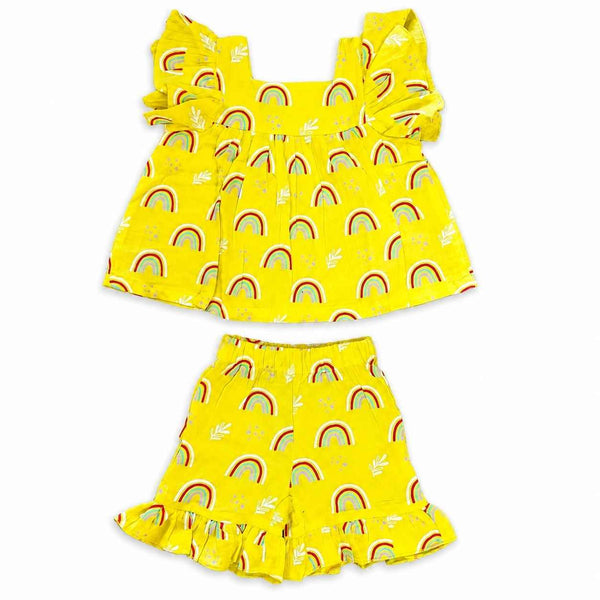 Muslin babygirl coords - Yellow - alt view