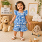 Muslin babygirl coords - Blue florals
