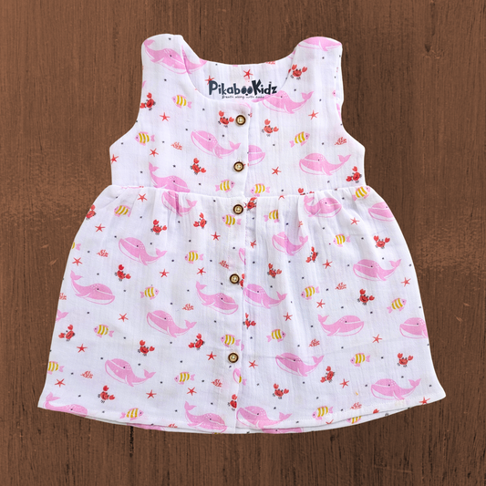 Muslin Button Frock 6-12 M – Underworld