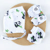 Muslin Cap mittens Booties – Panda