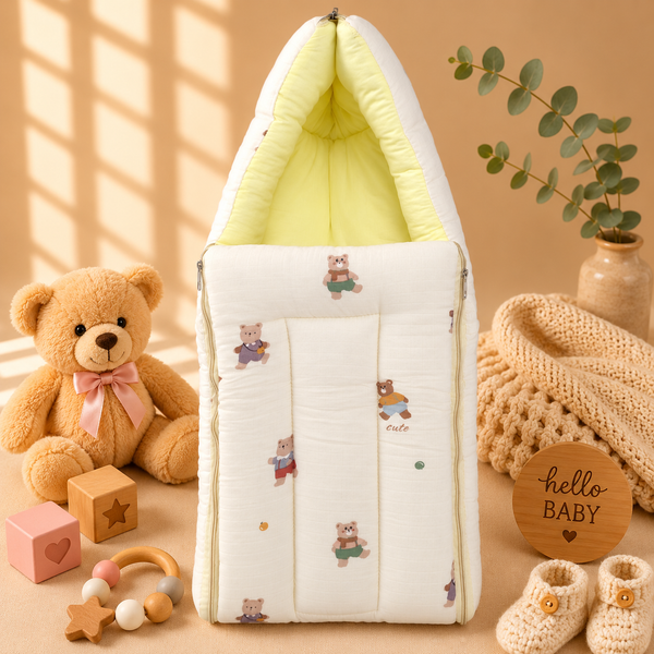 Muslin Carry Nest - yellow