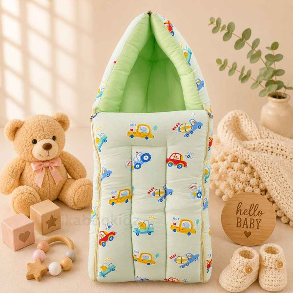 Muslin Carry Nest + Net Bed Combo - Vehicles - alt view