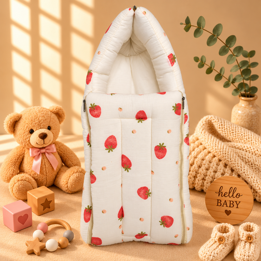 Crinkle Muslin Carry Nest - Fruits