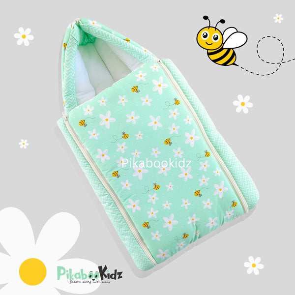 Muslin Carry Nest – Aqua Green