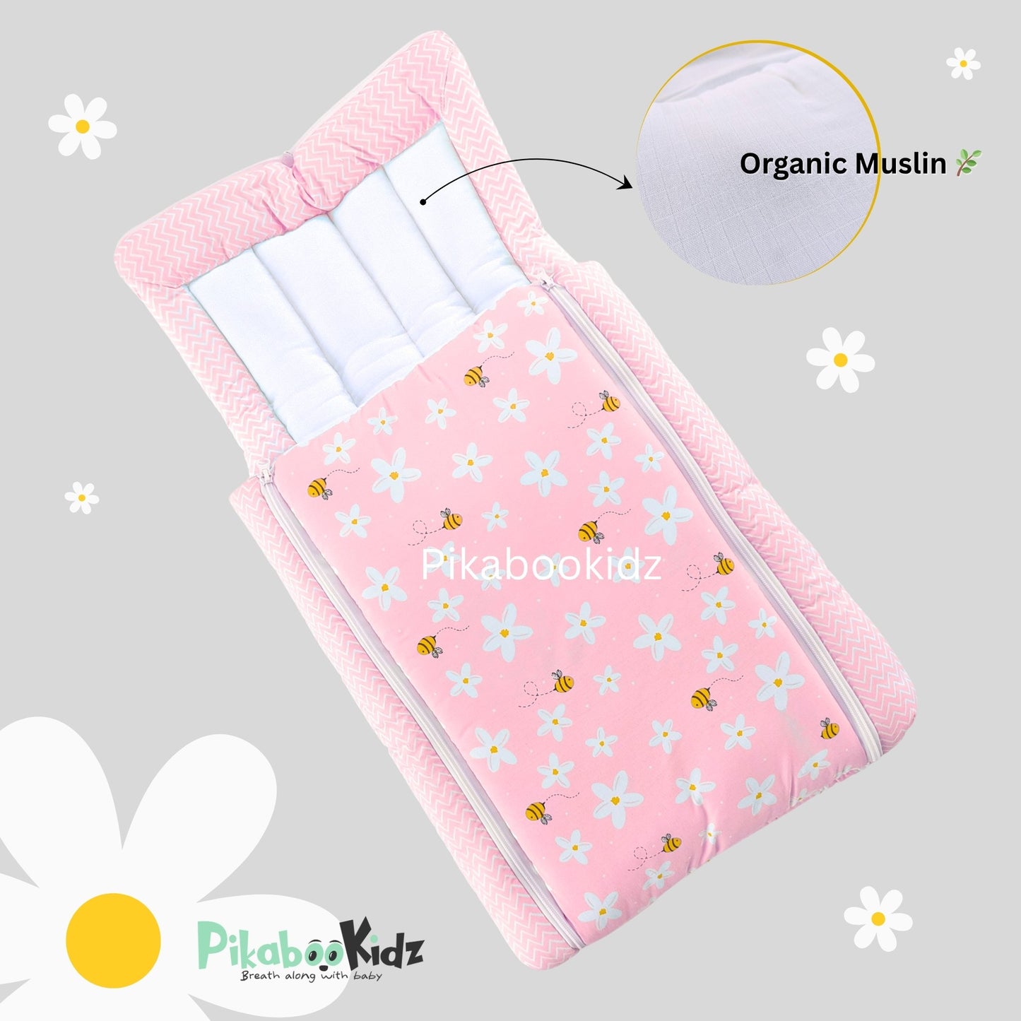 Muslin Carry Nest – Pink
