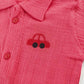 Muslin Shirt and trousers set - Coral pink