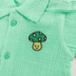 Muslin Shirt and trousers set - Mint Green