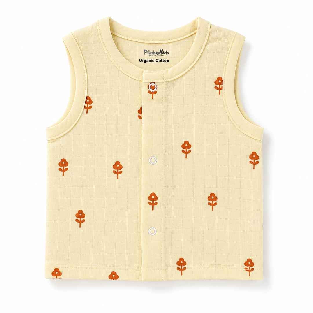 Muslin Button Jabla - Beige