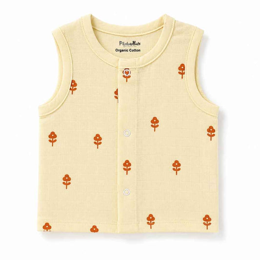 Muslin Button Jabla - Beige