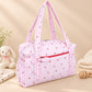 Pink Cherry Muslin Diaper Bag for Newborn | Pikaboo Kidz