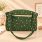 Olive green Heart Muslin Diaper Bag for Newborn | Pikaboo Kidz