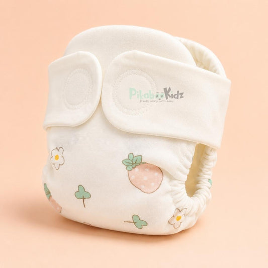 Muslin Velcro Diaper - Fruits