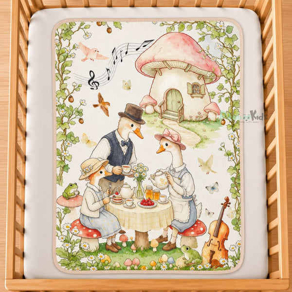 Muslin Cotton Waterproof Baby Dry Sheet S size Digital print