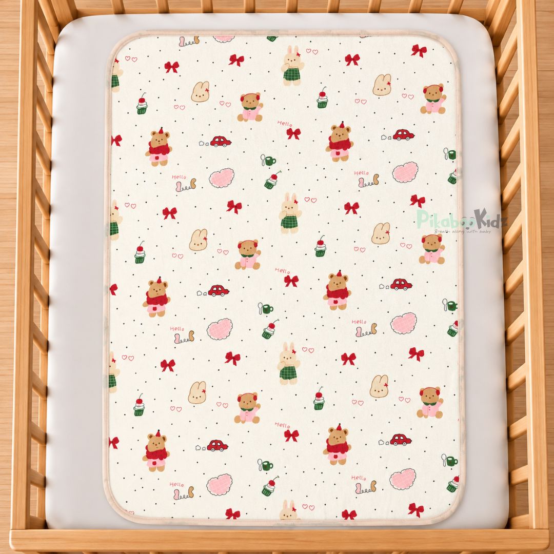 Muslin Cotton Waterproof Baby Dry Sheet S size