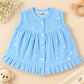 Muslin Button frock 0-6M - Stars
