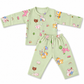 Muslin Fullsleeve shirt and Pants - Green CAT