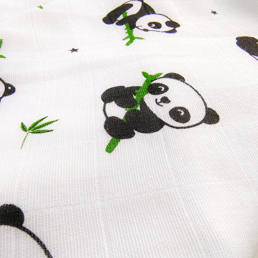 Muslin Cap mittens Booties – Panda