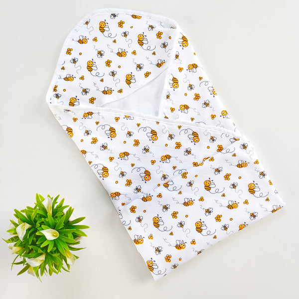 Muslin Hooded Towel – Honeybee