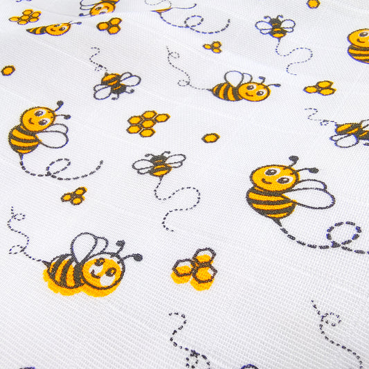 Muslin Cap mittens Booties – Honey bee