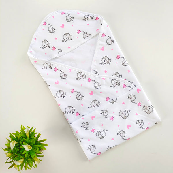 Muslin Hooded Towel – Elephant