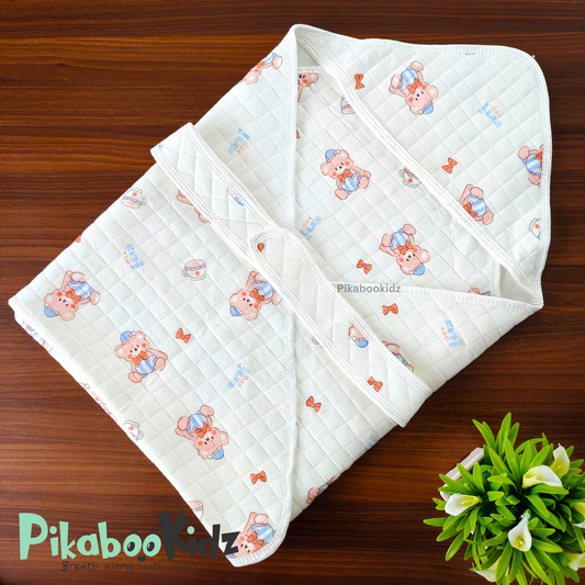 Muslin Hooded Wrapper / Blanket – Romber teddy