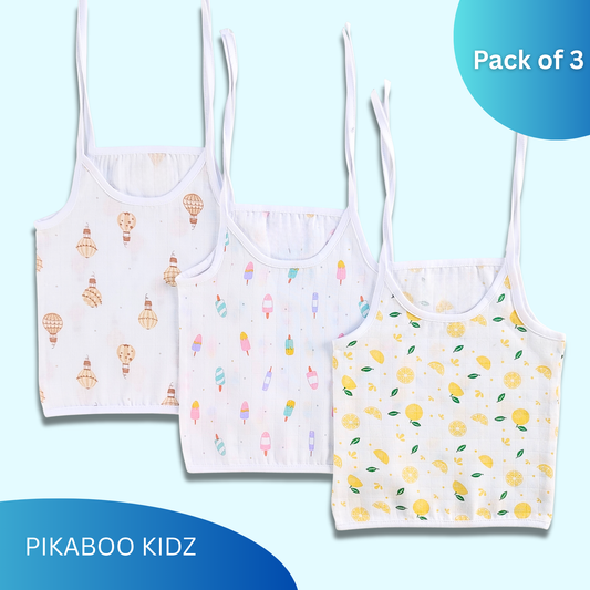 Muslin Knot Jabla Combo of 3 – 0-3M Set2