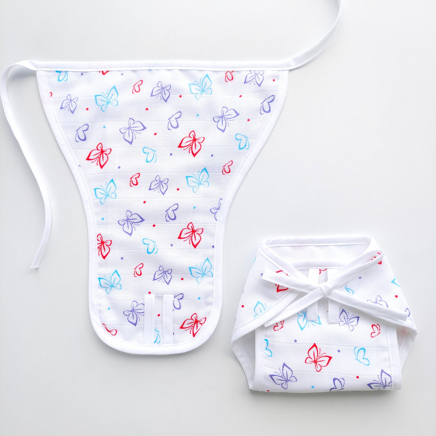Muslin 5layer Nappy Combo Pack of 5 – NB to 3M