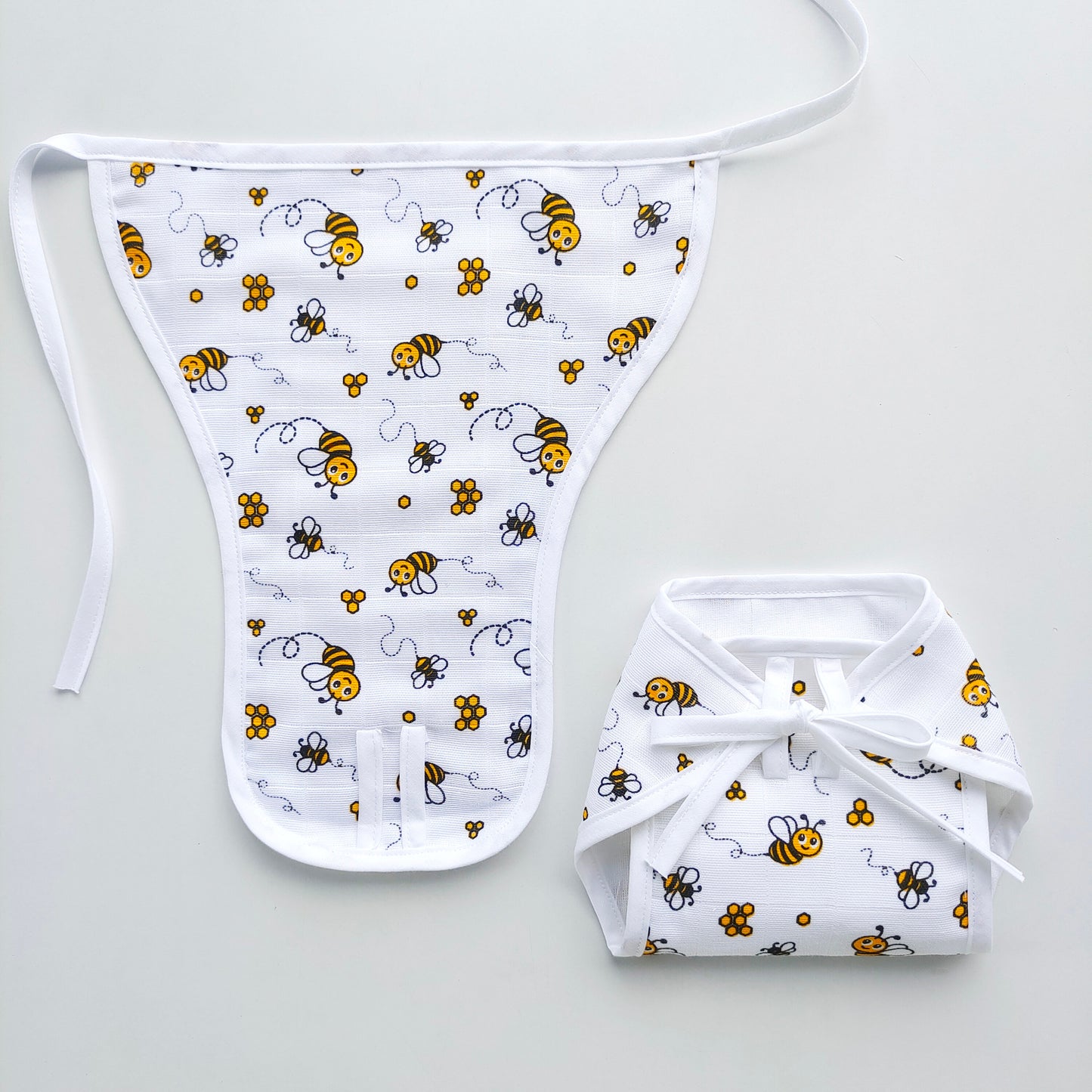 Muslin 5layer Nappy Combo Pack of 5 – NB to 3M