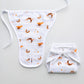 Muslin 5layer Nappy Combo Pack of 5 – NB to 3M