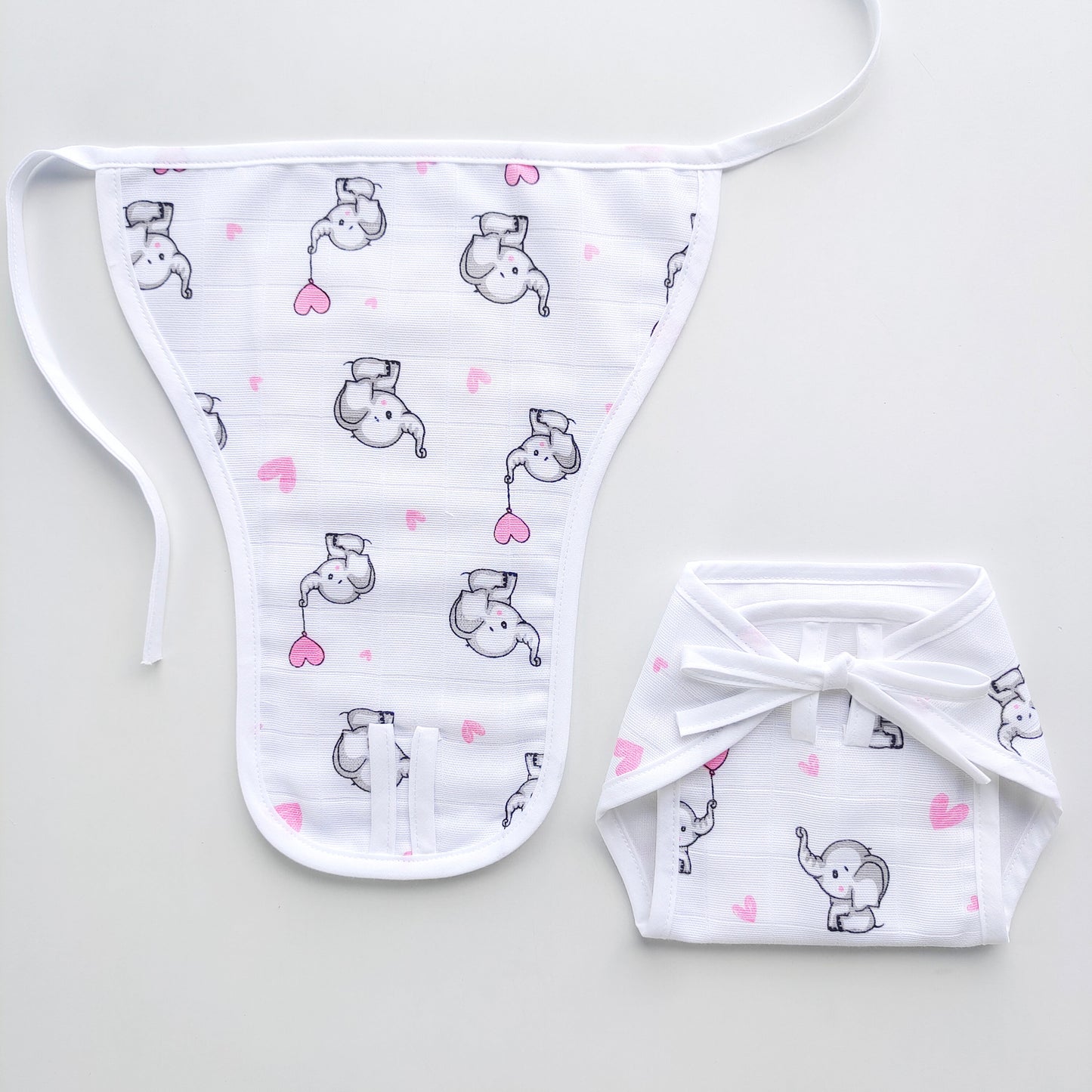Muslin 5layer Nappy Combo Pack of 5 – NB to 3M