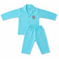 Crinkled Muslin Fullsleeve shirt and Pants - Blue